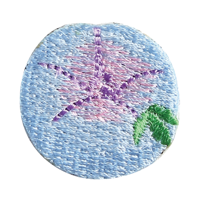 KYWS-367／ワッペン／朝顔／あさがお／【ゆうパケット可】