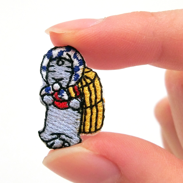 KYWS-458／ワッペン／傘地蔵／【ゆうパケット可】