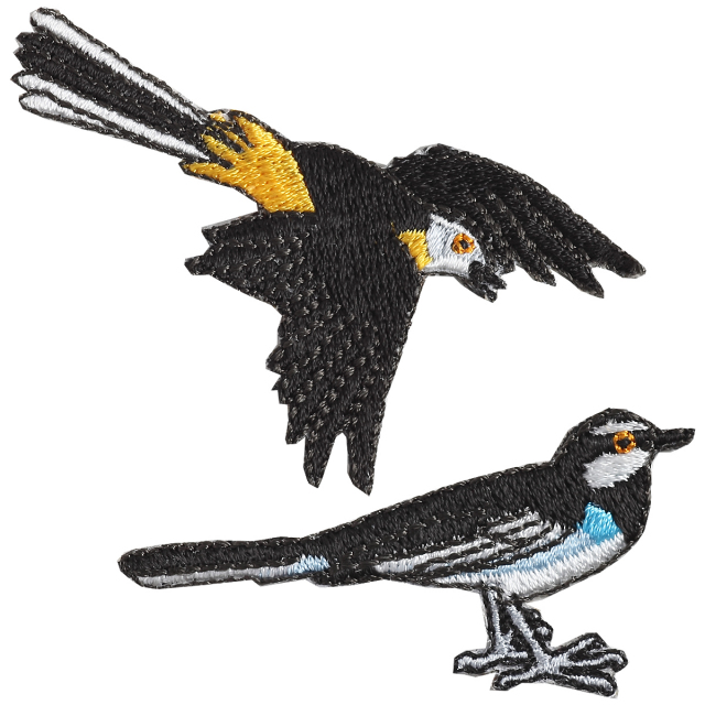 KYWS-719／ワッペン／鶺鴒／せきれい／【ゆうパケット可】