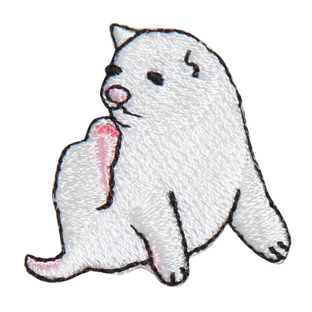 仔犬に朝顔の図　掛け軸　作家銘有　箱無し　書画、骨董品、美術品 ラッピング無料】 仔犬に朝顔の図 掛け軸 作家銘有 箱無し 書画