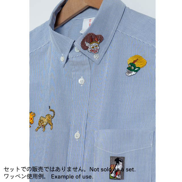 KYWS-799／ワッペン／風神雷神／【ゆうパケット可】