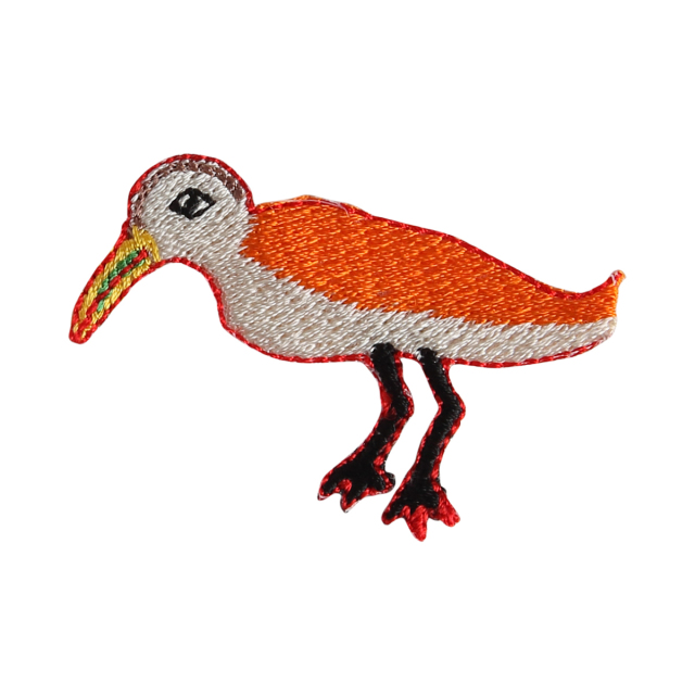 MZW-009／ワッペンはがき／「鳥」1小笹 逸男