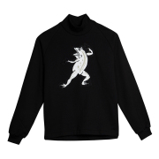 KY87-680K／ハイネックトレーナー／蛙(黒)