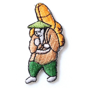 KYW-076／ワッペン／農夫／【ゆうパケット可】