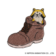 KYWS-1194／ワッペン／ブーツとラスカル／【ゆうパケット可】