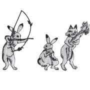 KYWS-671／ワッペン／尻尾を燃やす狐／しっぽをもやすきつね／【ゆうパケット可】