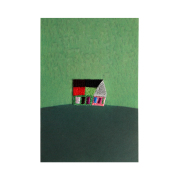 MZW-024／ワッペンはがき／「家」2 堀田 哲明