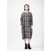 KY08-708／ドルマンスリーブワンピース／鷹の羽根