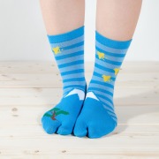 KY18-156／足袋ソックス／青富士