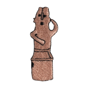 KYWS-1140／ワッペン／はにわ踊る人々2