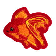 KYWS-603S／サガラワッペン／琉金(赤)