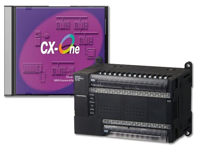 オムロンPLC（CP2E-E40DR）とプログラミングツールCX-One Liteのセット 