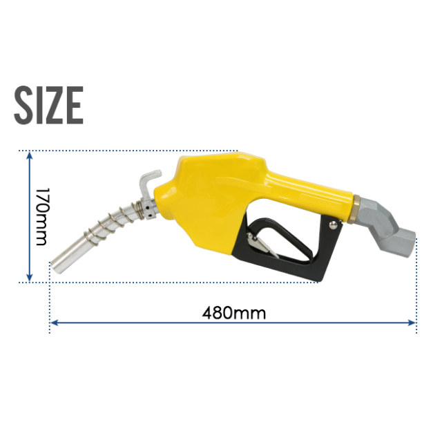 給油ノズル] N075UAU10 － フック付満タン自動停止ノズル
