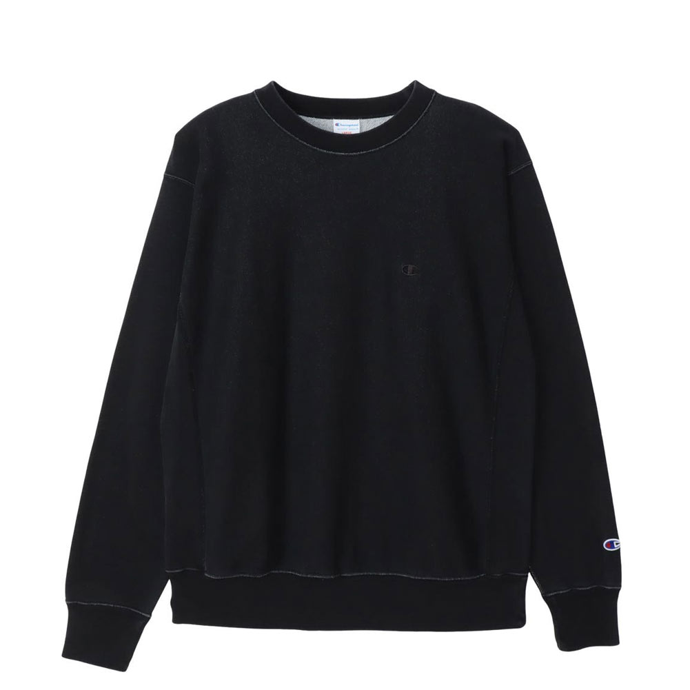 チャンピオン Champion トレーナー オフブラック染め リバースウィーブ 10oz クルーネックスウェット シャツ C3-C020 オフブラック