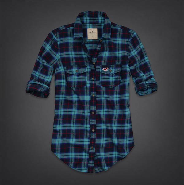 ホリスターレディース新作ネルシャツ