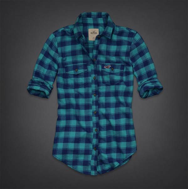 ホリスターレディース新作ネルシャツ