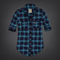 ホリスターレディース新作ネルシャツ