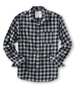 エアロポステール:チェック柄シャツ