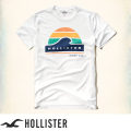 ホリスター Hollister Tシャツ：Printed Logo Graphic Tee - White