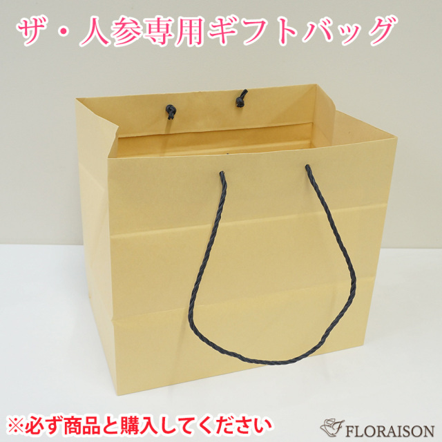 【オプション・単品購入不可】	ザ・人参ギフト用 手提げ袋 Mサイズ