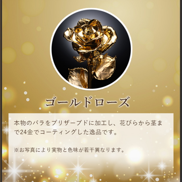 阪神タイガース承認 24金の薔薇を入れた生花バラアレンジメント　タイガースファンのプロポーズや誕生日、父の日にも