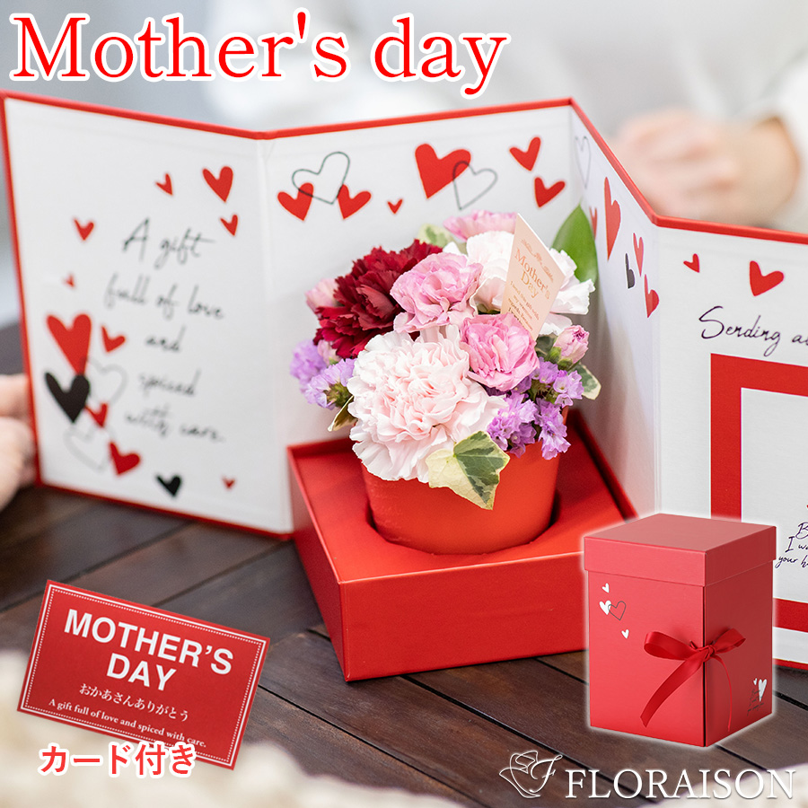 【送料無料】【母の日】ピック付き アレジメント メルシー