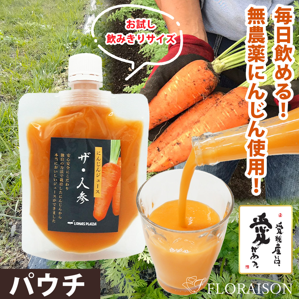 【送料無料】 ザ・人参（にんじんジュース）パウチ 150ml