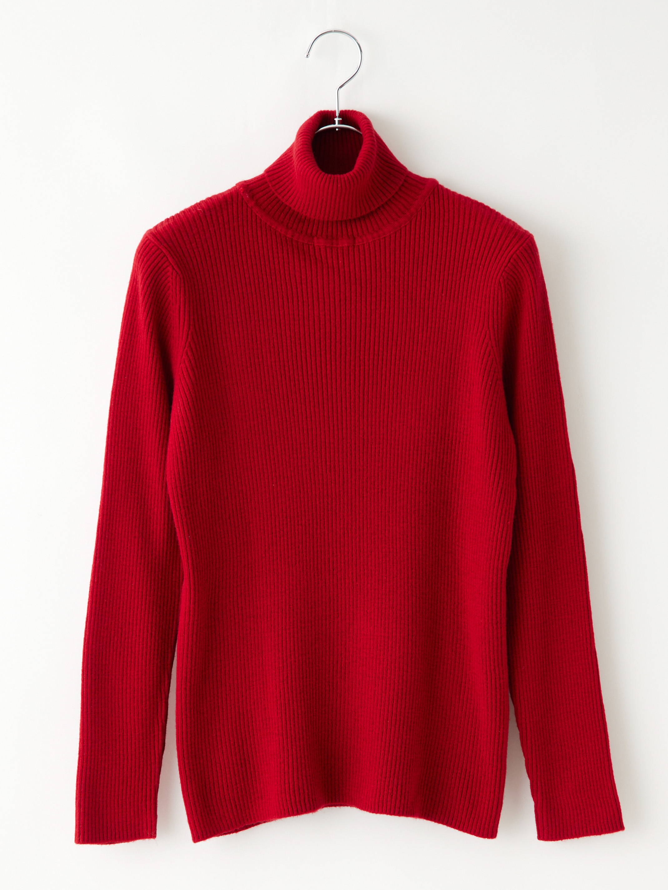 カシミア混リブタートルニット la primavera online store