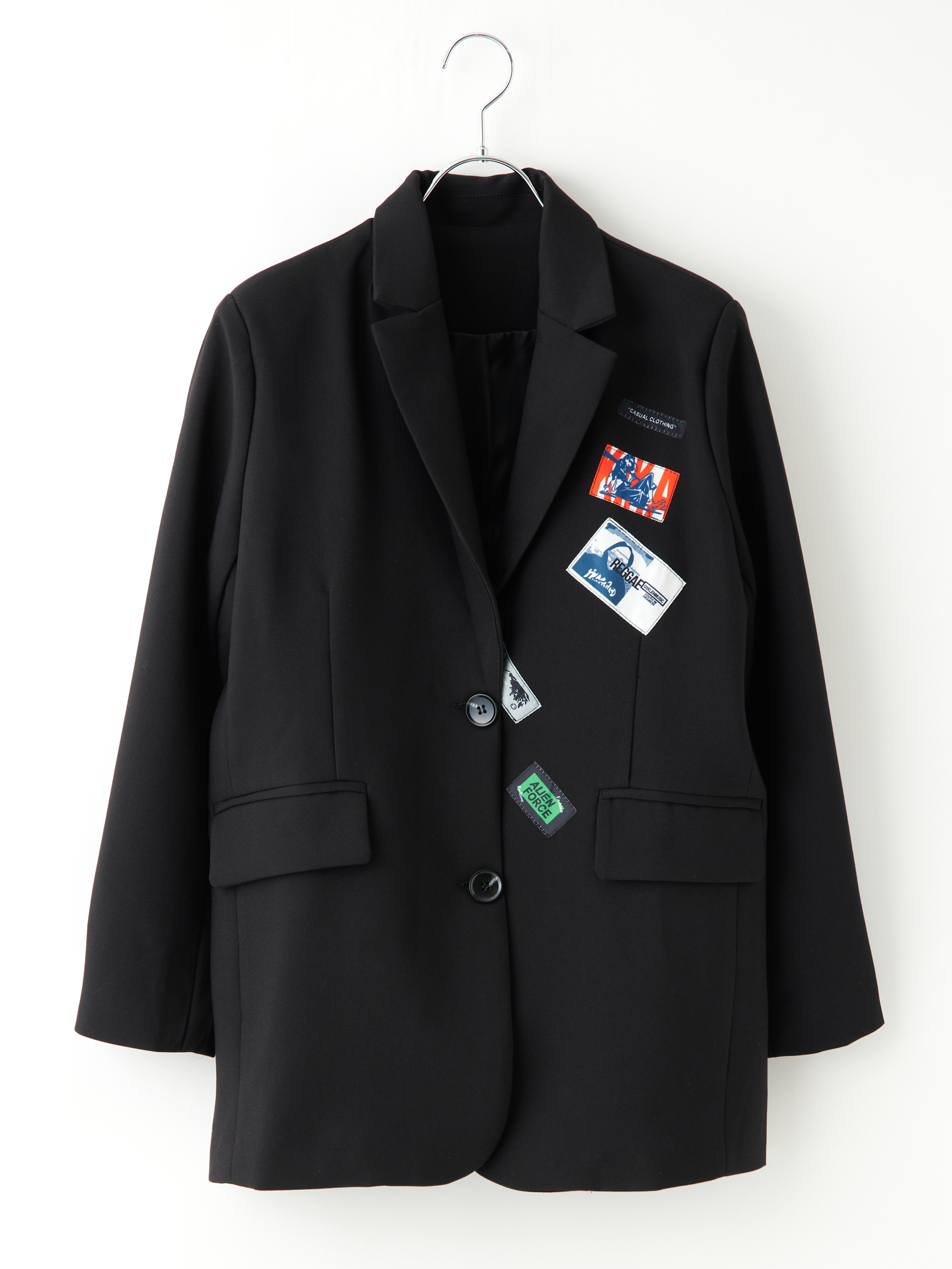 バックコミックパッチジャケット