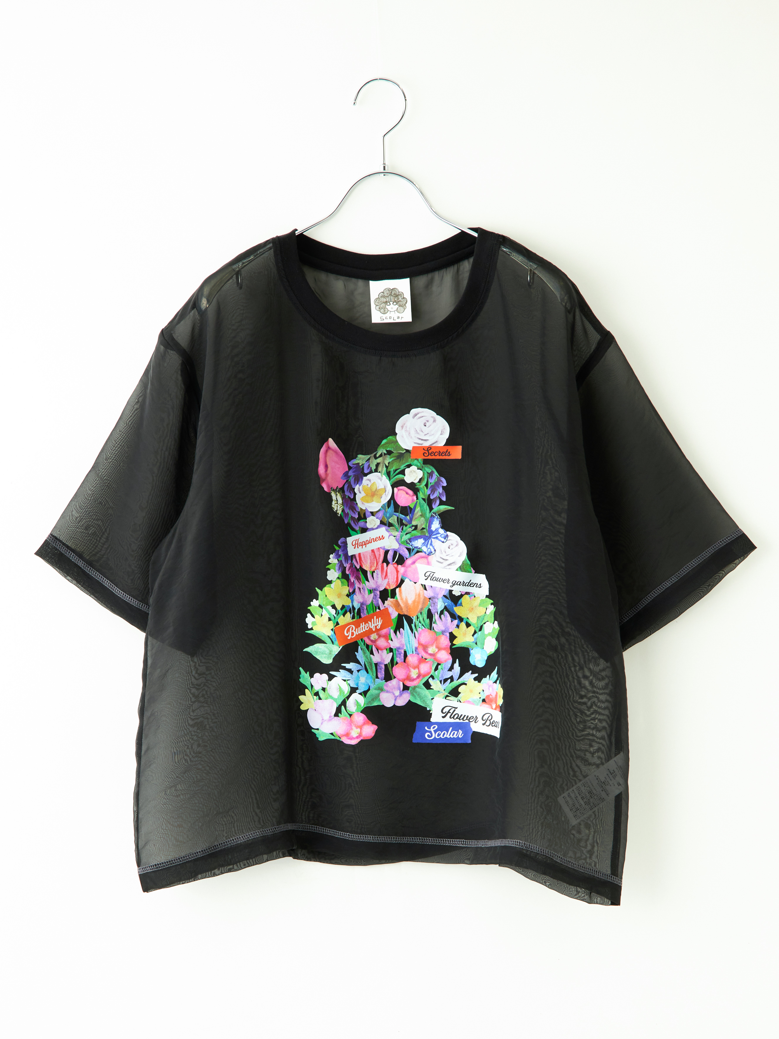 【淡いフラワー柄が可愛い☆】DIOR Tシャツ フラワー柄シアーTシャツ la primavera online store