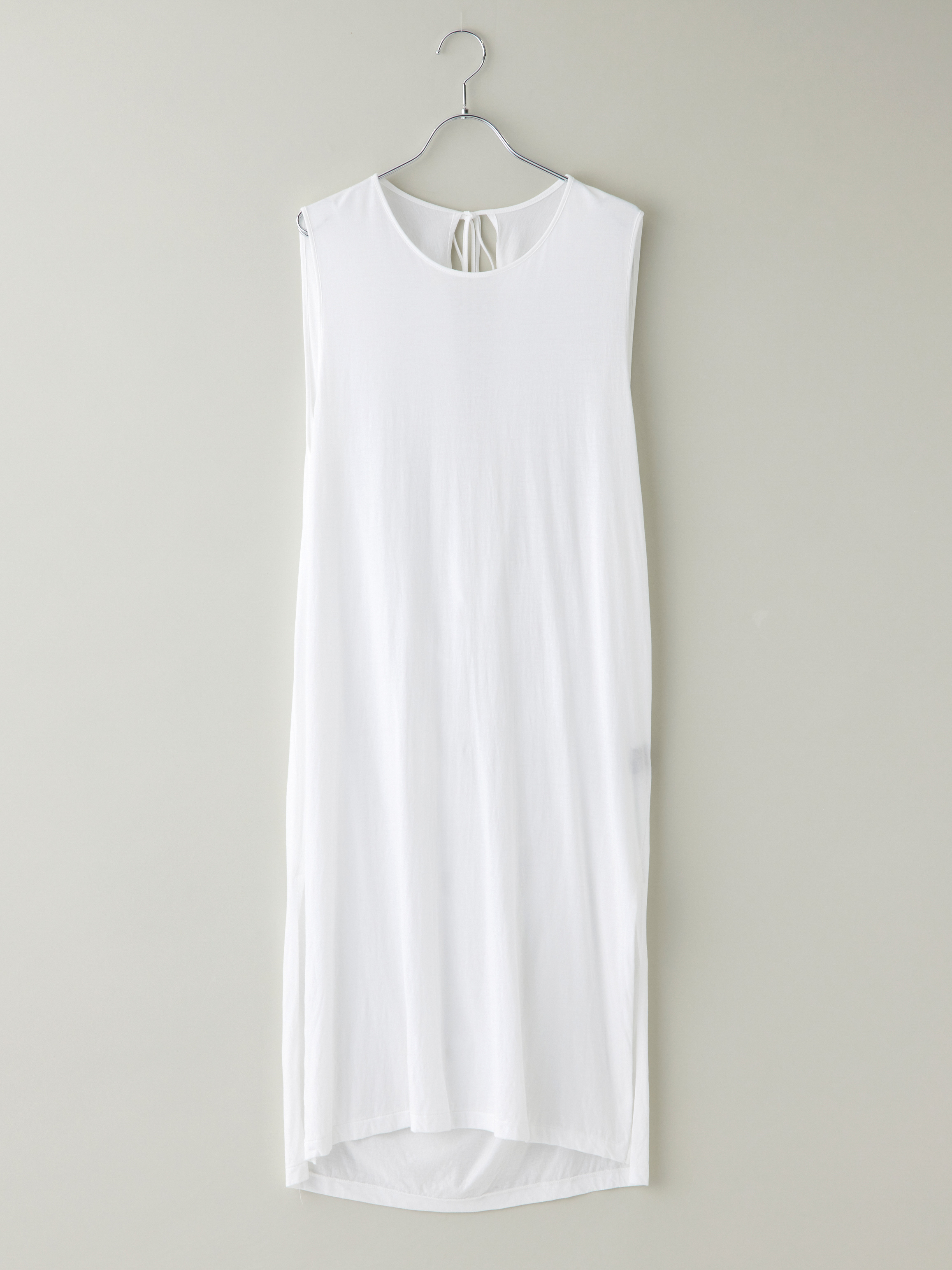 バックストリングドレープノースリワンピ la primavera online store