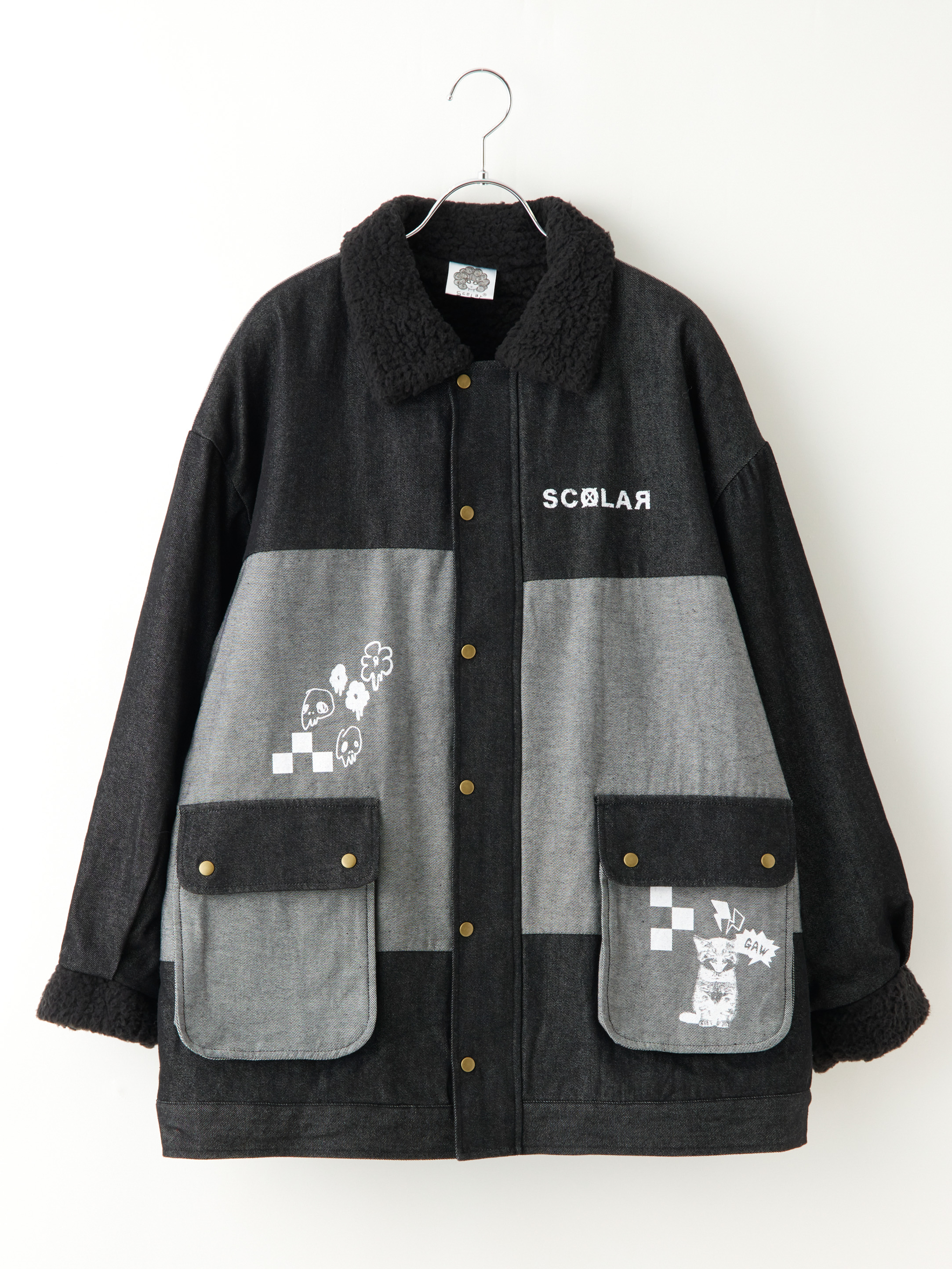 バックプリント内ボアデニムジャケット la primavera online store