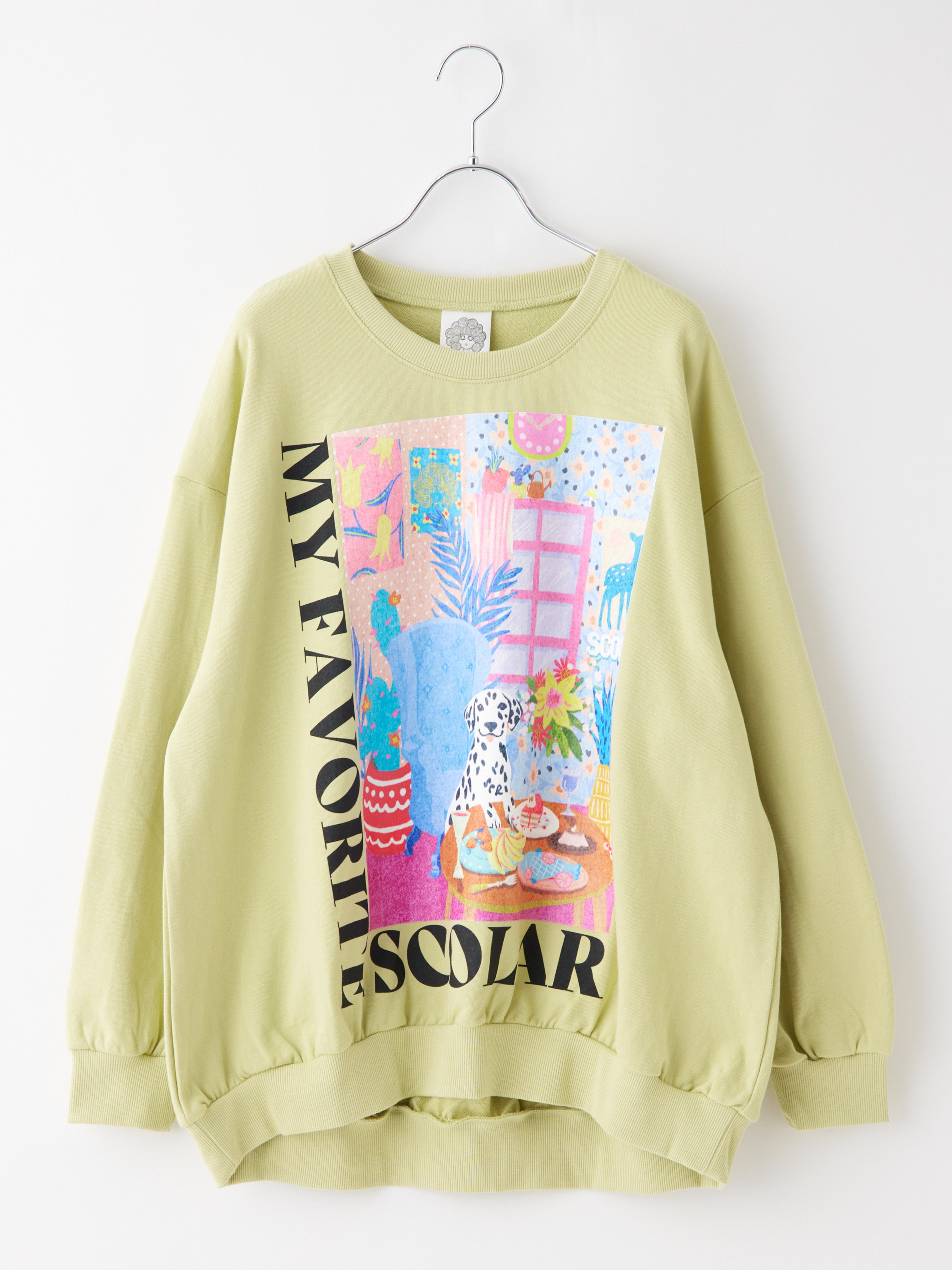 ドッグカフェ裏毛ビッグスウェット