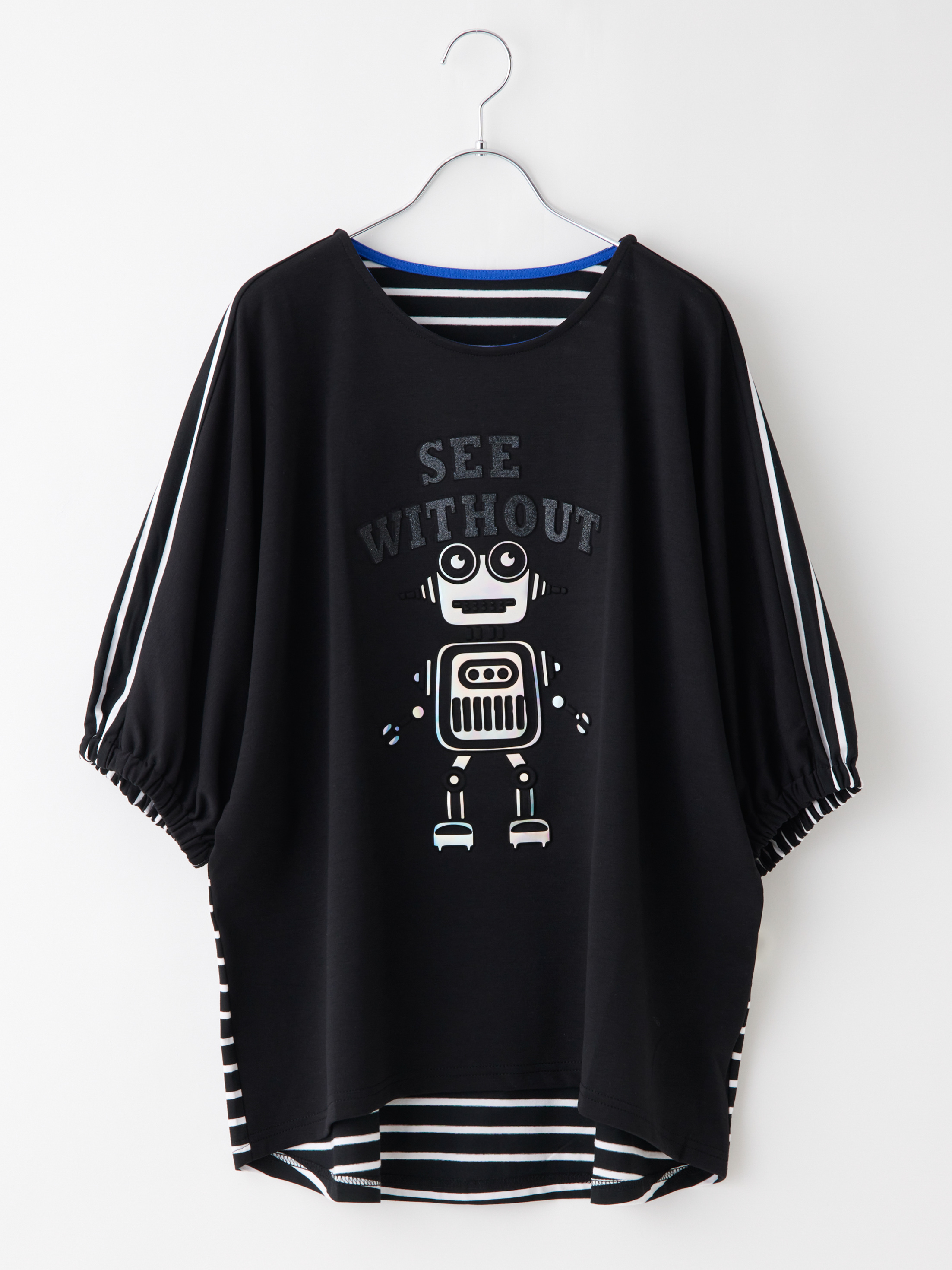 エンボスロボットバックボーダービッグプルオーバー