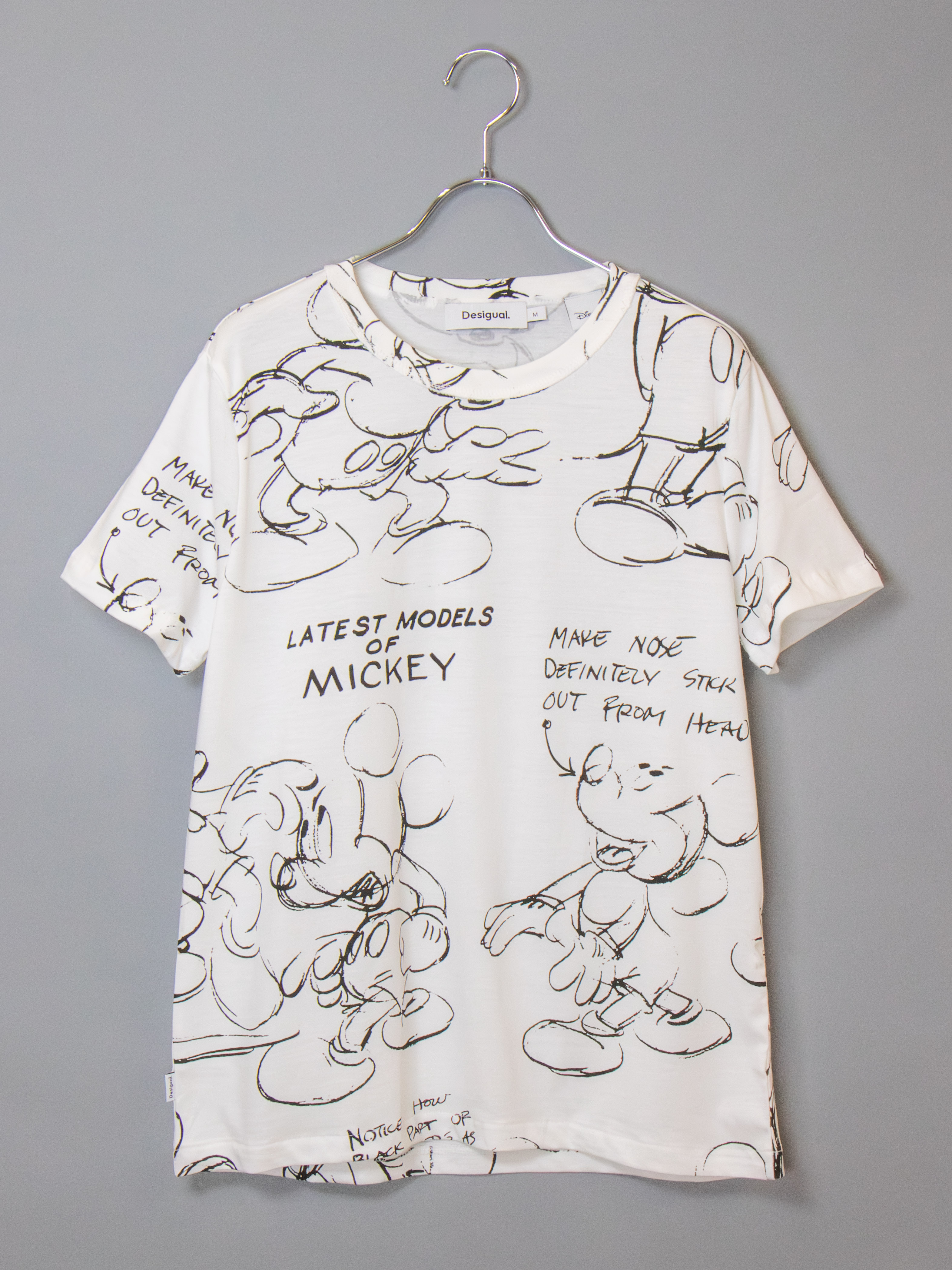 手書きミッキーイラストTシャツ la primavera online store