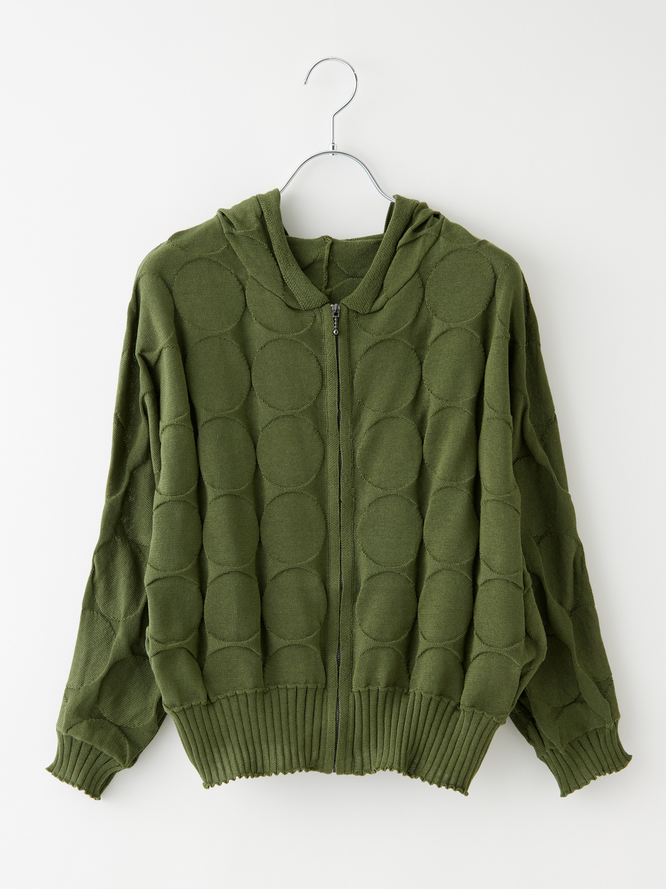 立体サークルニットパーカー la primavera online store