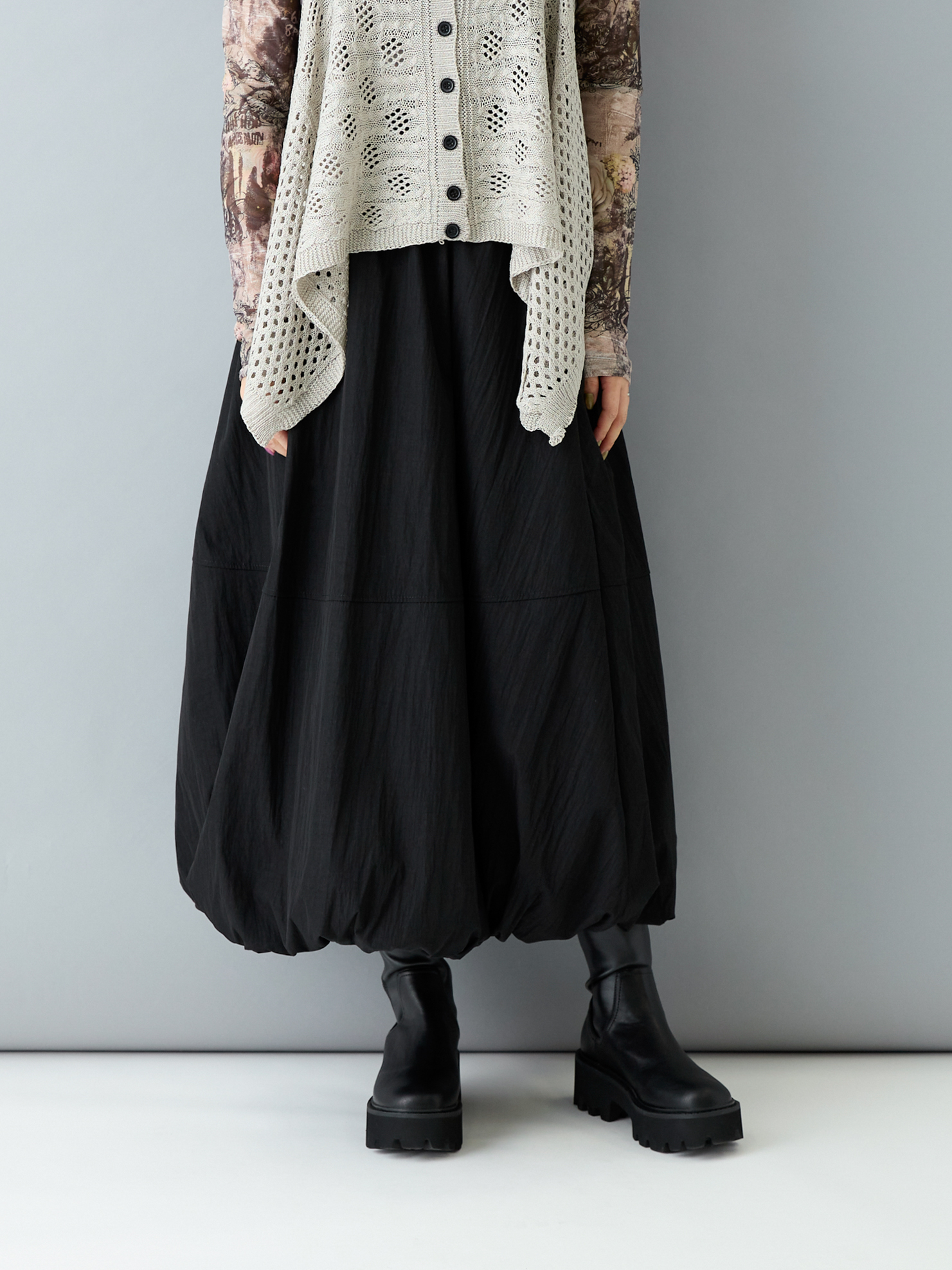 シンプルバルーンスカート