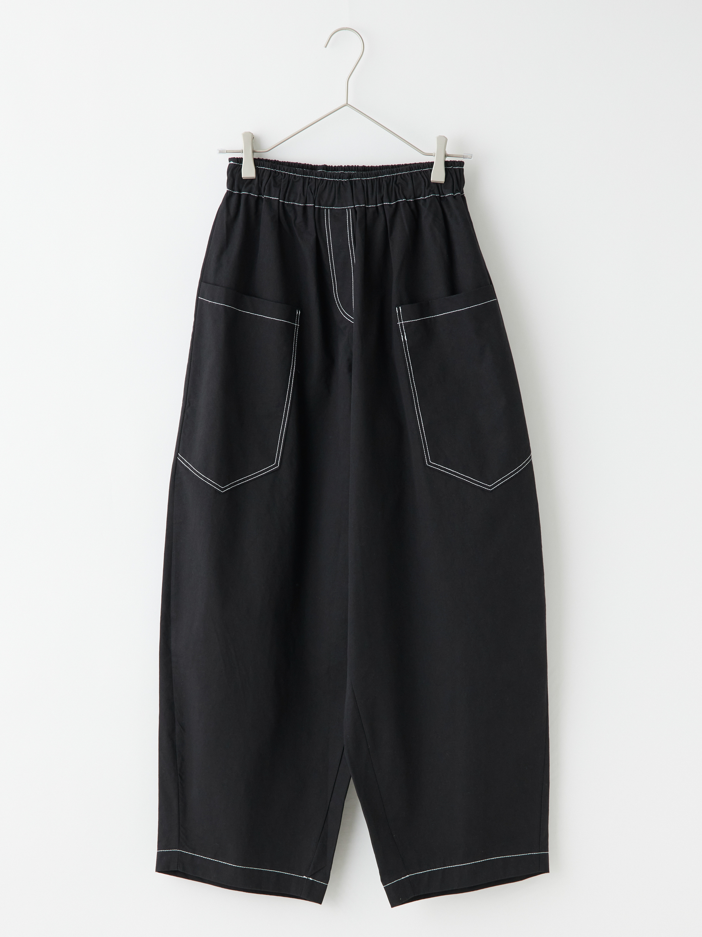 カラーステッチビッグポケットワイドパンツ la primavera online store