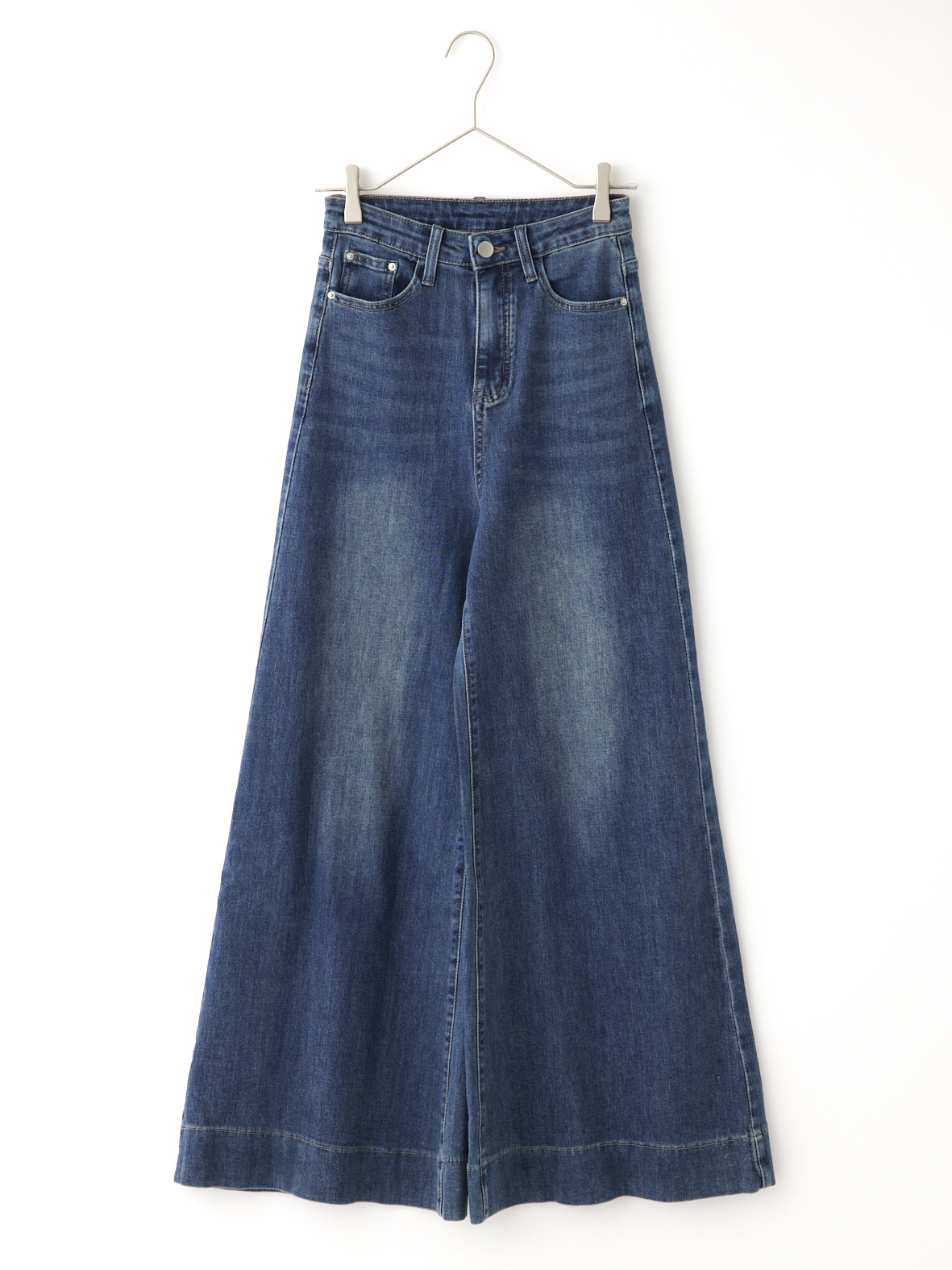 ストレッチワイドデニムパンツ la primavera online store
