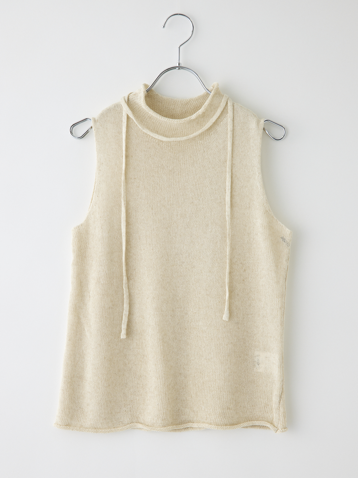 紐付きボトルニットベスト la primavera online store