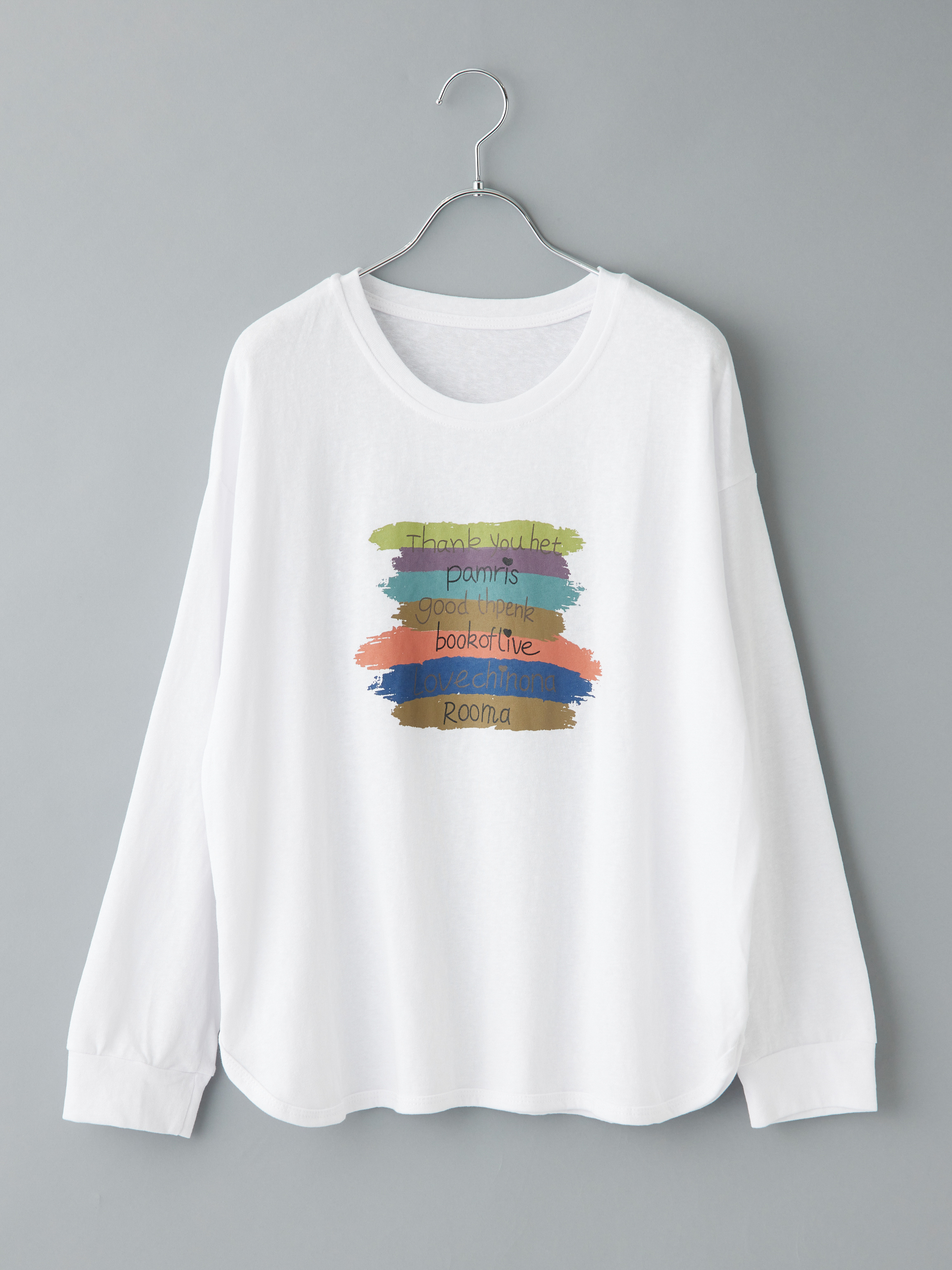 【ストロベリーキャンドル】Lija ホワイト 長袖 Tシャツ M ストロベリーキャンドル様専用】Lija ホワイト 長袖 Tシャツ M