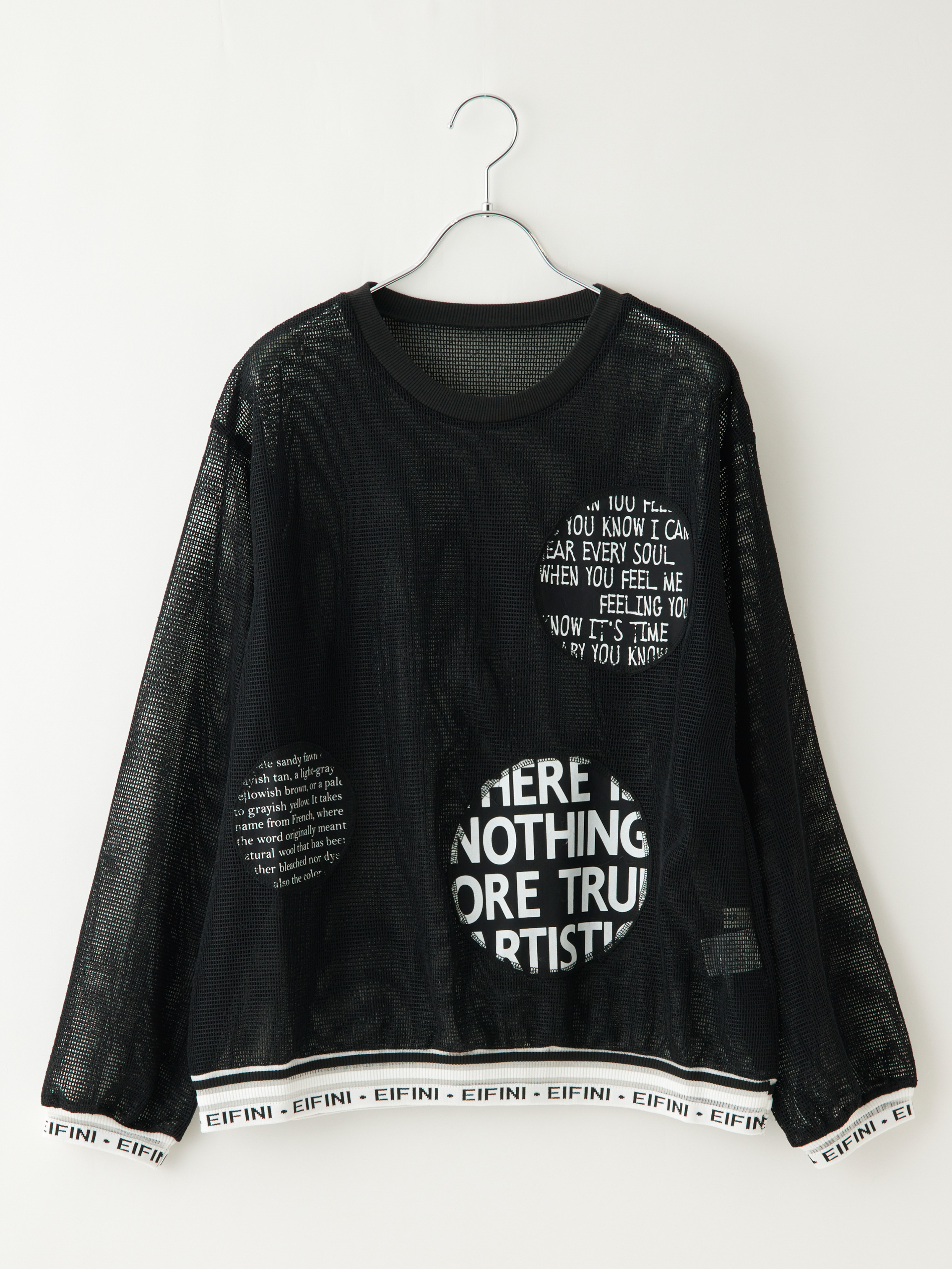 サークルロゴメッシュトップス la primavera online store