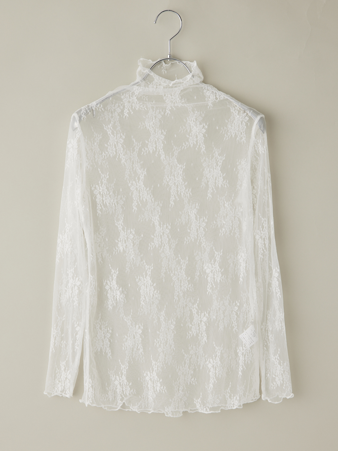 さえら　ヒスクローネ　レースのタートルネックトップス　３ レースタートルネックトップス la primavera online store