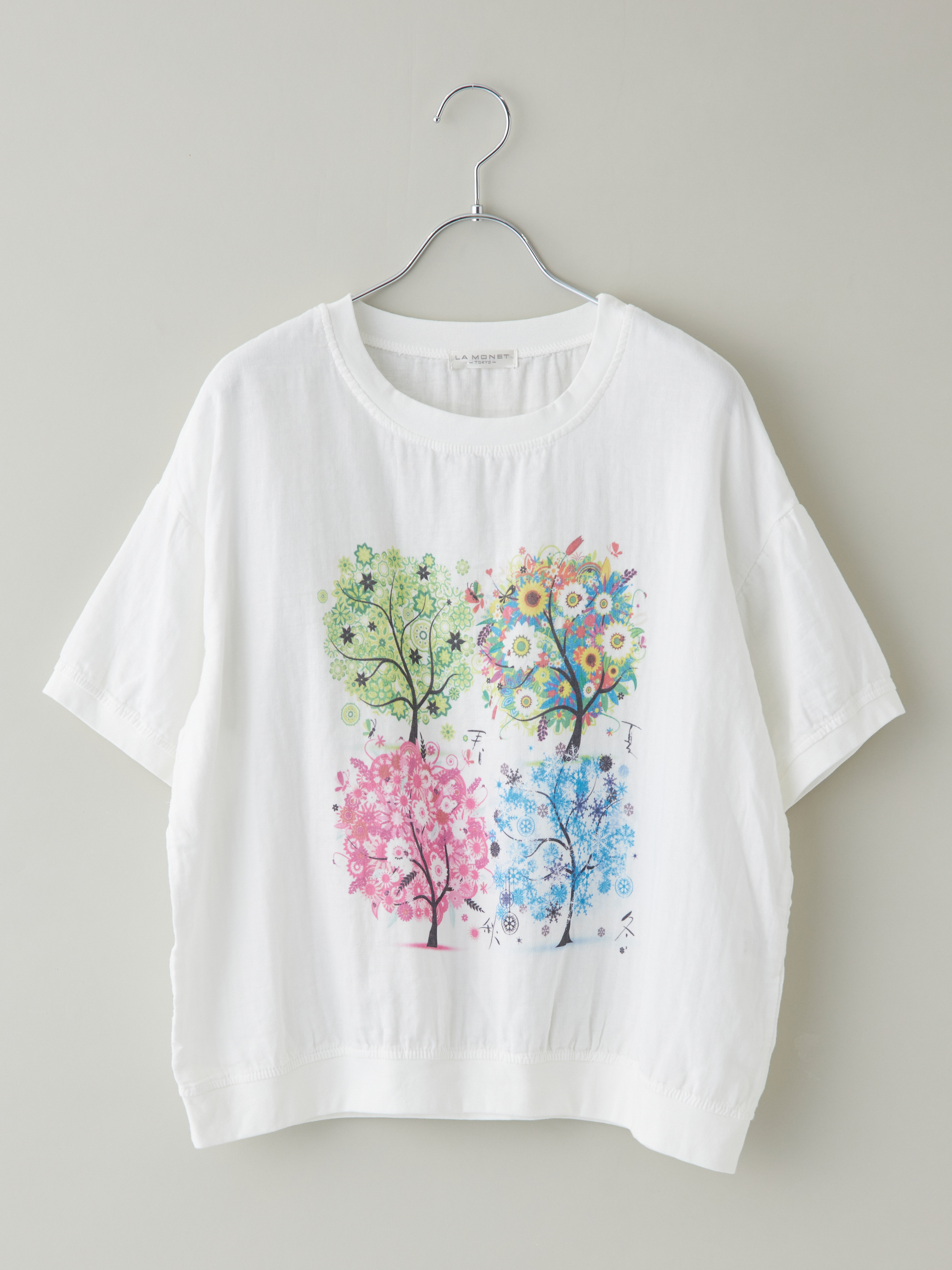 カーリー様ページ ツリープリントガーゼプルオーバー la primavera online store