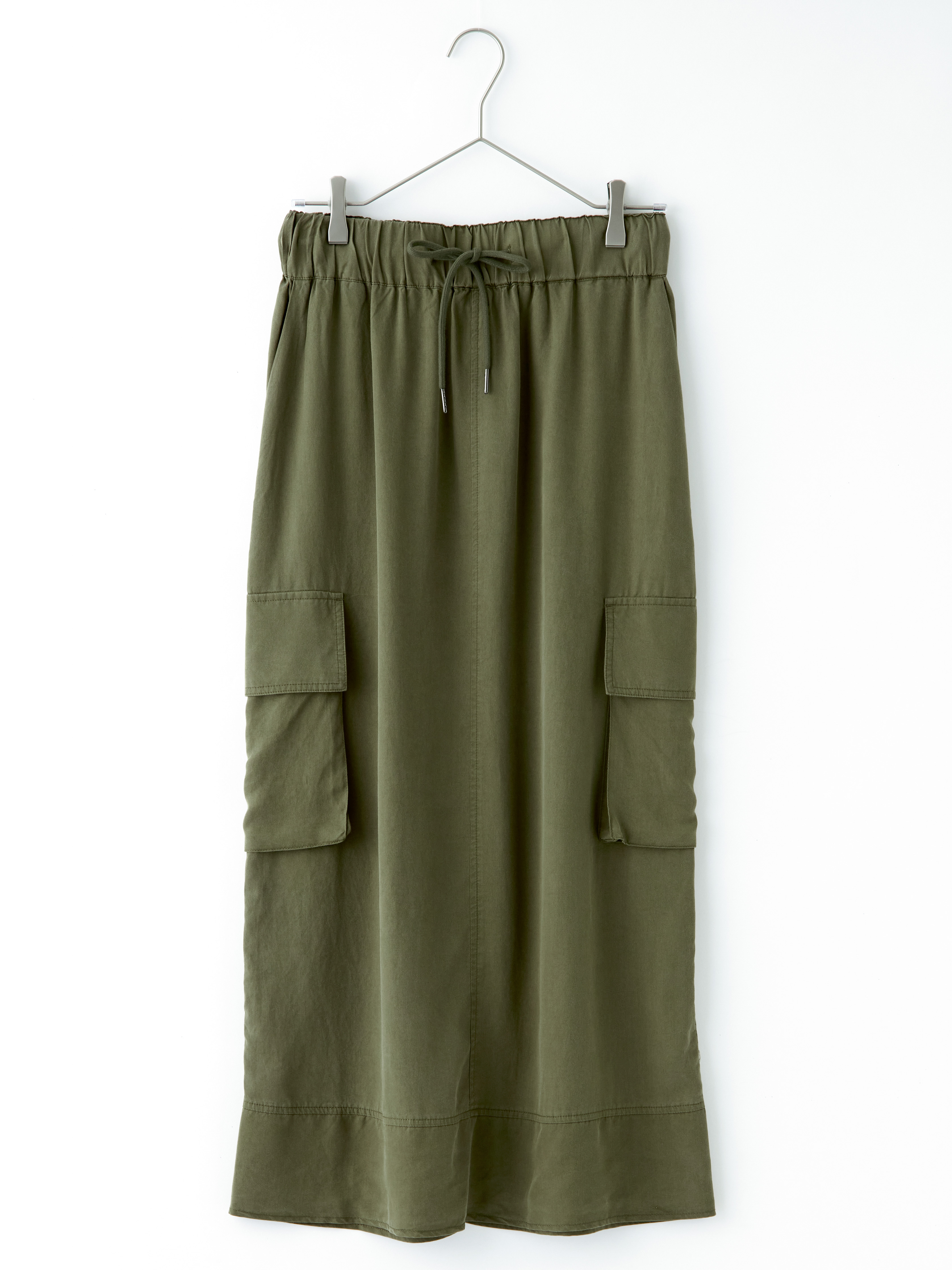 テンセルカーゴスリットスカート la primavera online store