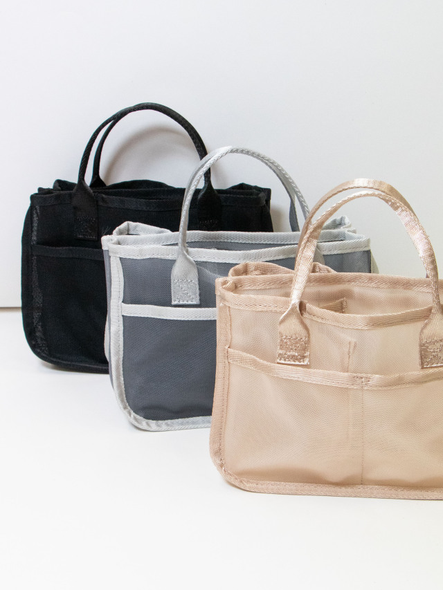 スマイルメッシュバッグインバッグ