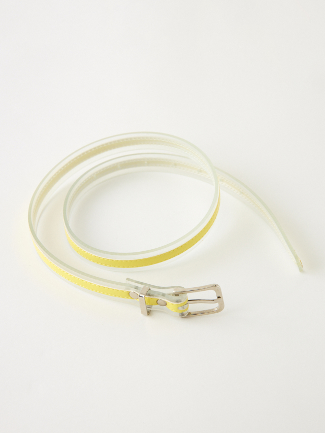 クリアエナメル細ベルト la primavera online store