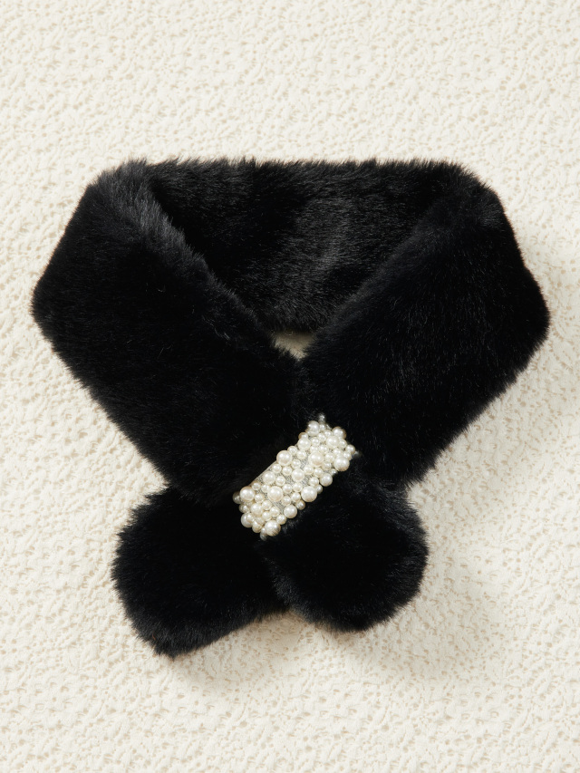 パールループファーマフラー