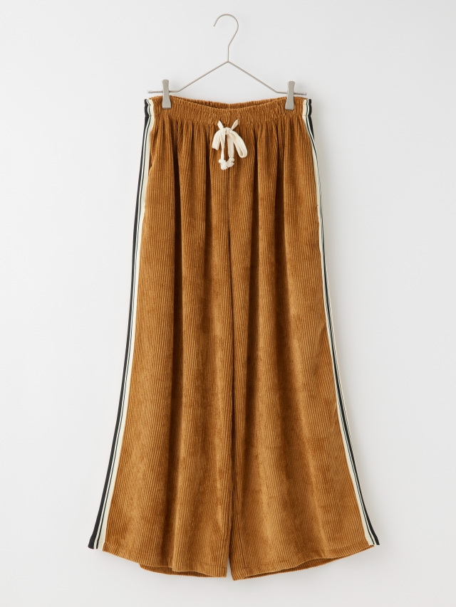 サイドテープコーデュロイパンツ