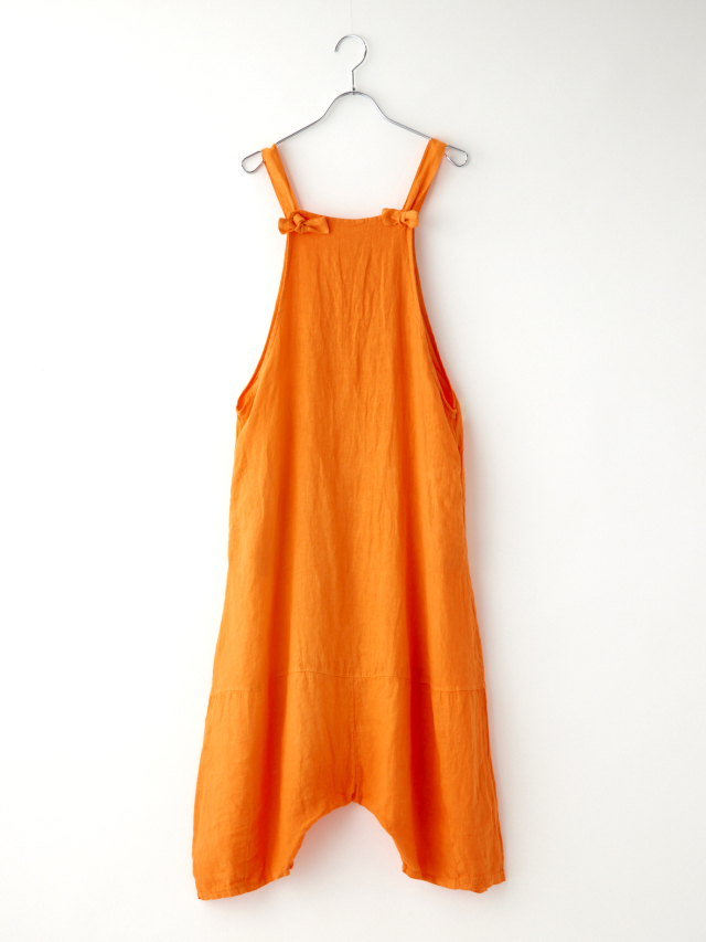 リネンカラーサルエルサロペット la primavera online store